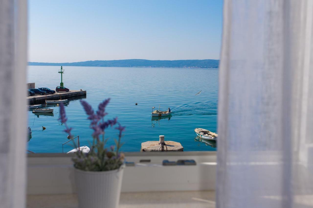 Seafront In Historical Cippico Castle * Kastela